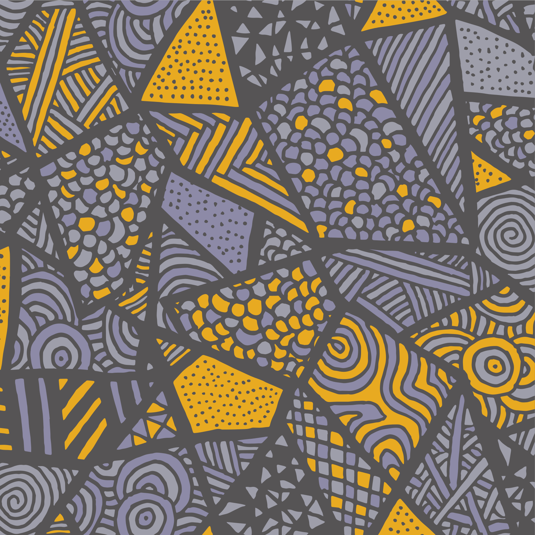 Tapis vinyle géométrique formes grises dynamiques - TenStickers