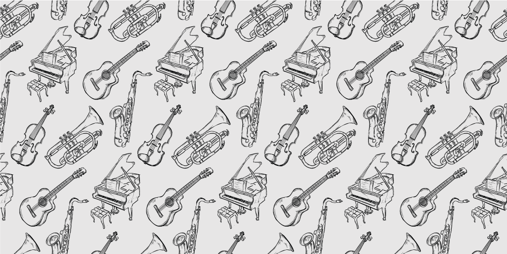 Tapis vinyle autres tapis modèle d'instruments de musique - TenStickers