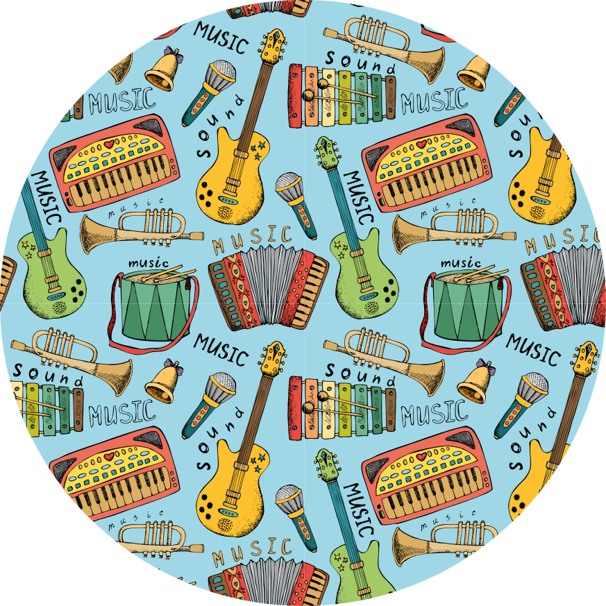 Tapis vinyle autres tapis instruments de musique plaisir - TenStickers