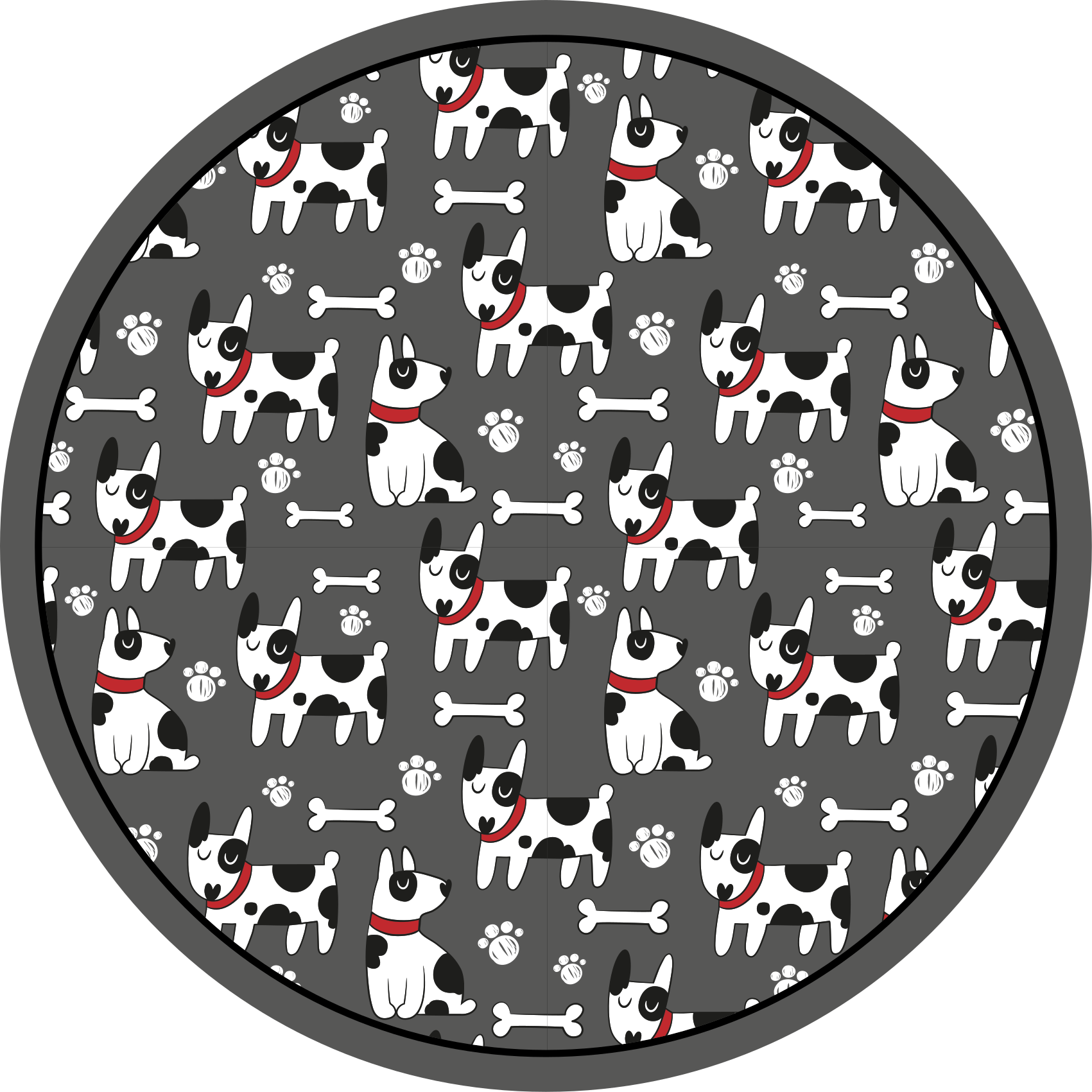 Tapis vinyle autres tapis motifs de chiens ludiques - TenStickers