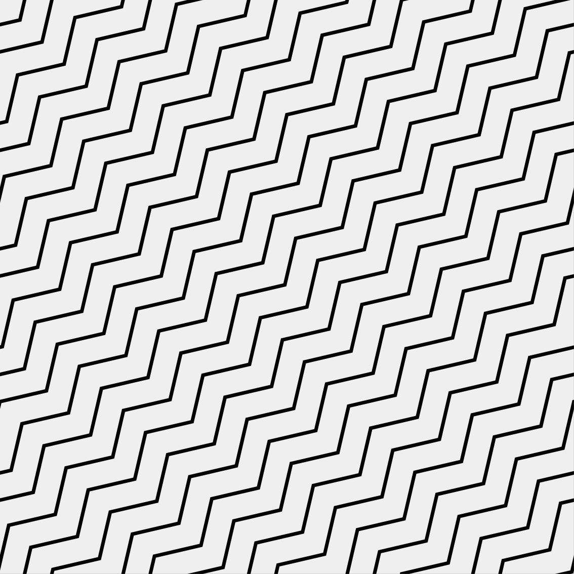 Tapis vinyle géométrique motif zigzag tendance - TenStickers