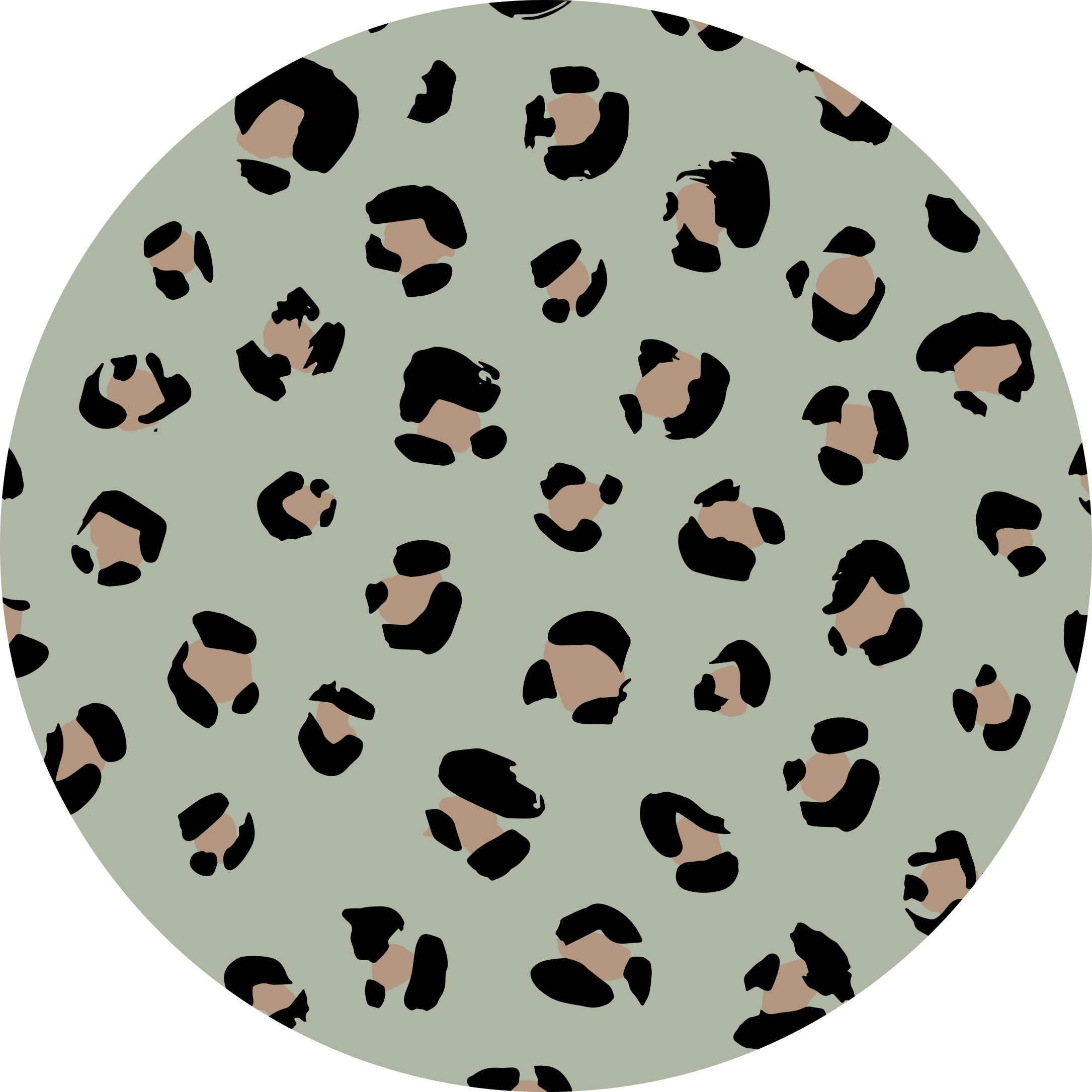 Tapis vinyle animal imprimé léopard esthétique - TenStickers