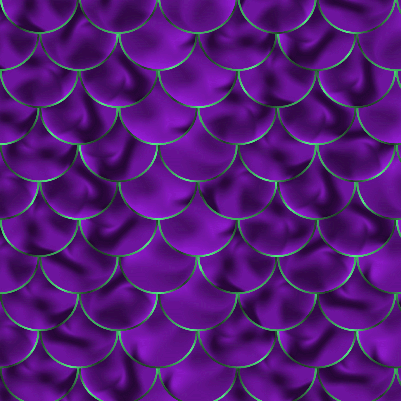 Tapis vinyle animal motif écailles de sirène - TenStickers