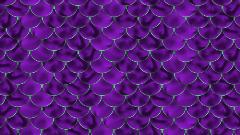 Tapis vinyle animal motif violet avec écailles - TenStickers