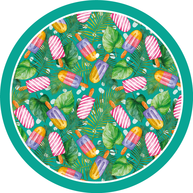 Tapis vinyle autres tapis glace d'été - TenStickers