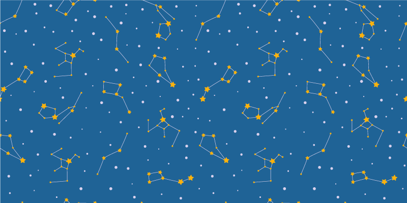 Tapis vinyle étoile ciel nocturne céleste - TenStickers