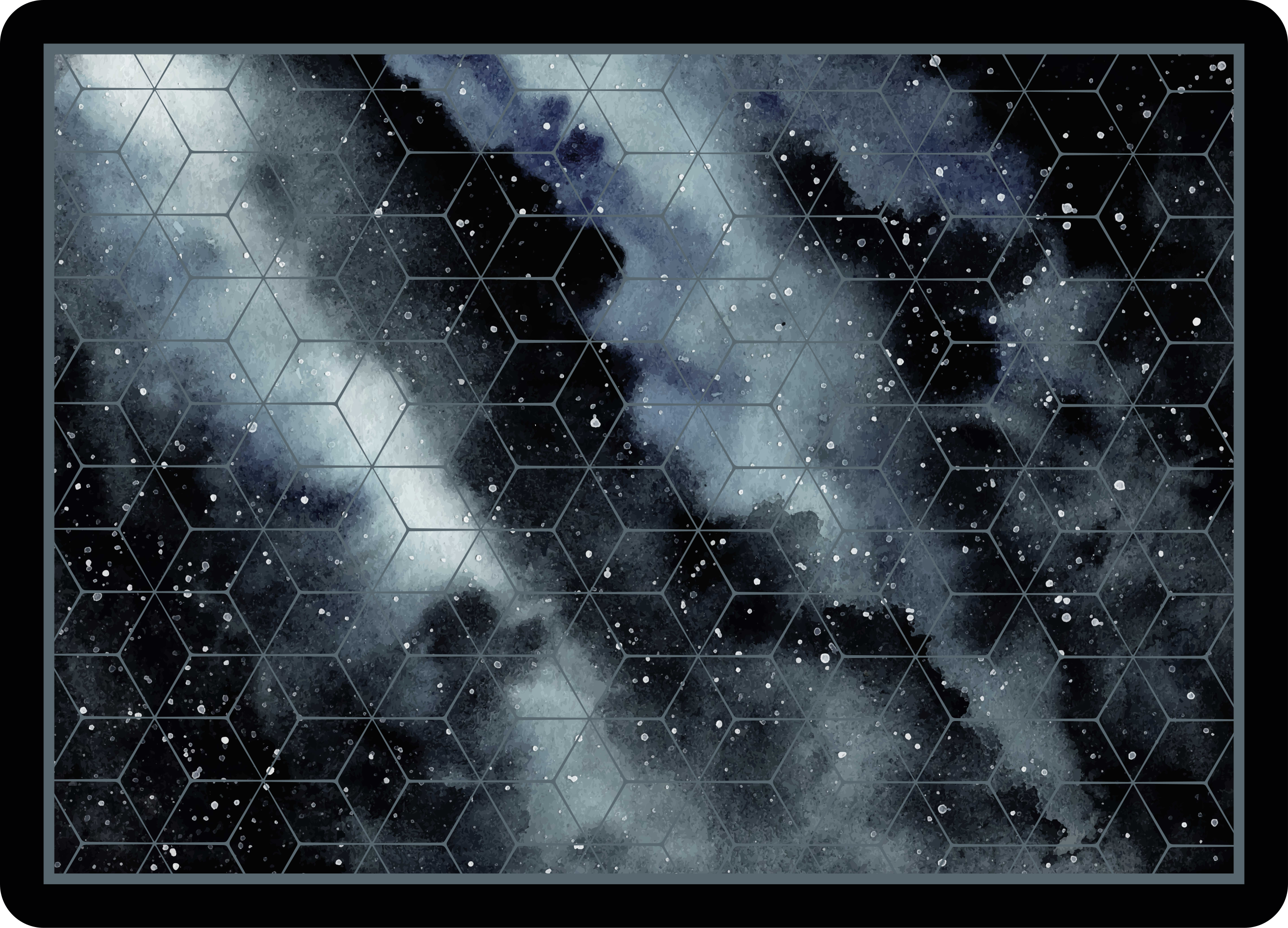 Tapis vinyle moderne effet ciel de nuit - TenStickers