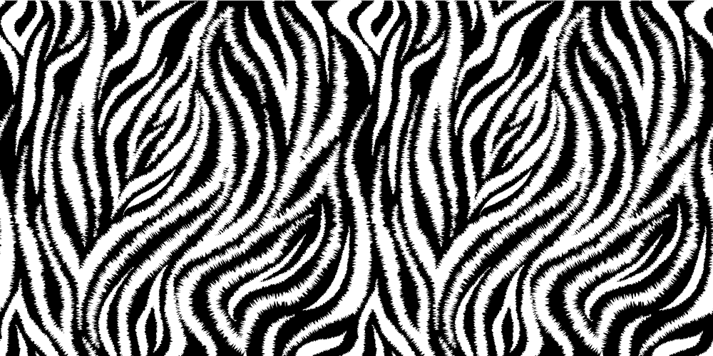 Tapis vinyle animal imprimé zèbre - TenStickers