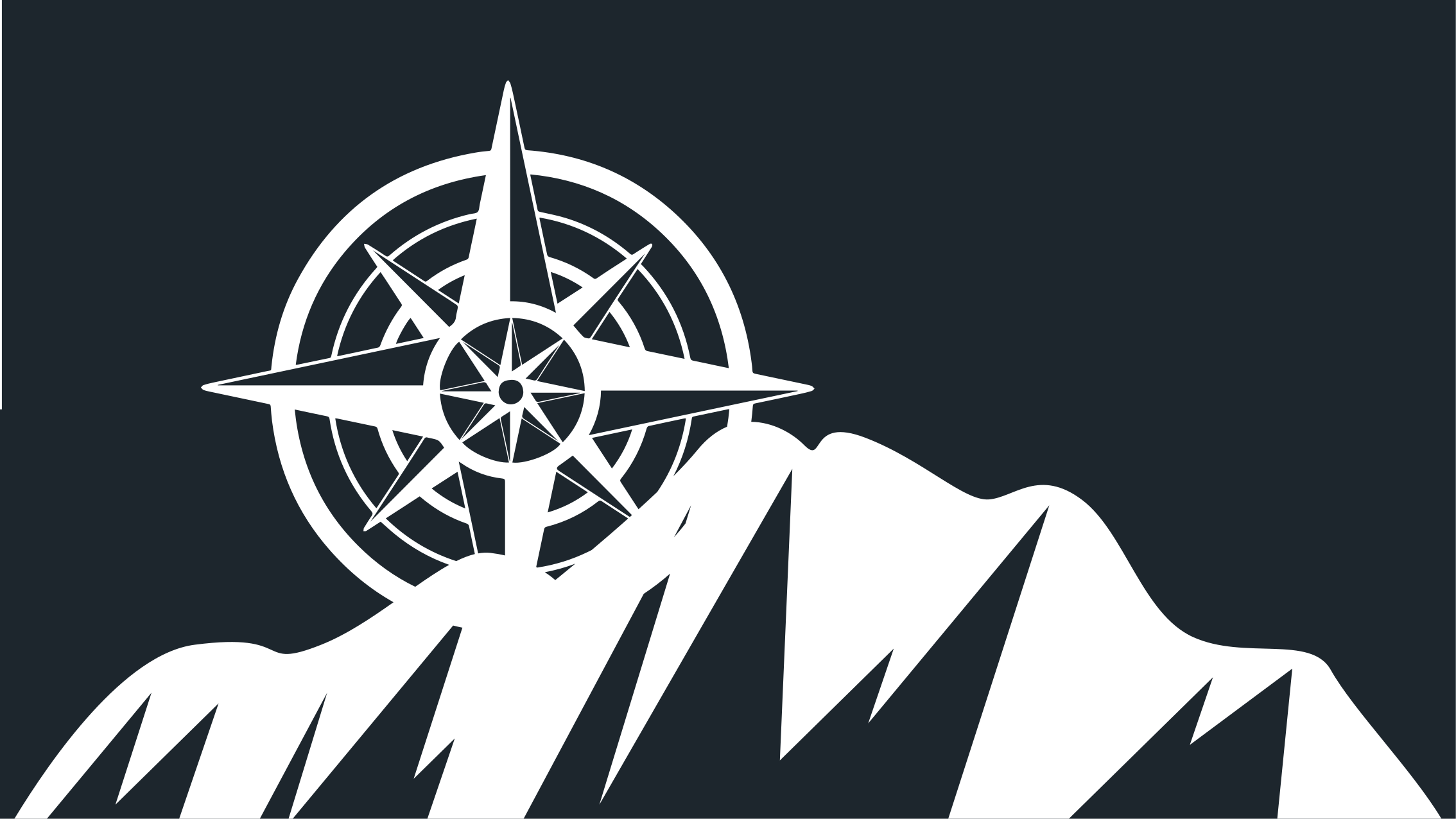 Tapis vinyle design moderne art mural de montagne - TenStickers