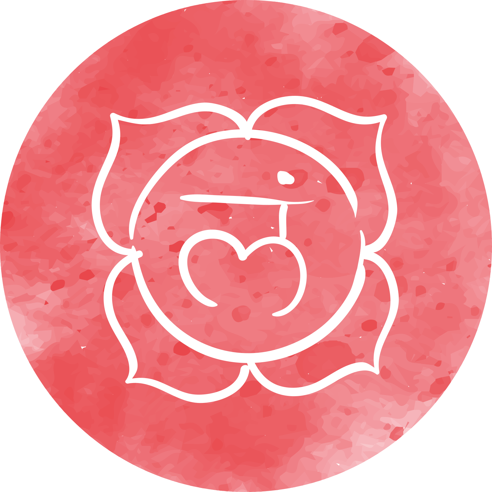 Tapis vinyle mandala conception de rose circulaire - TenStickers