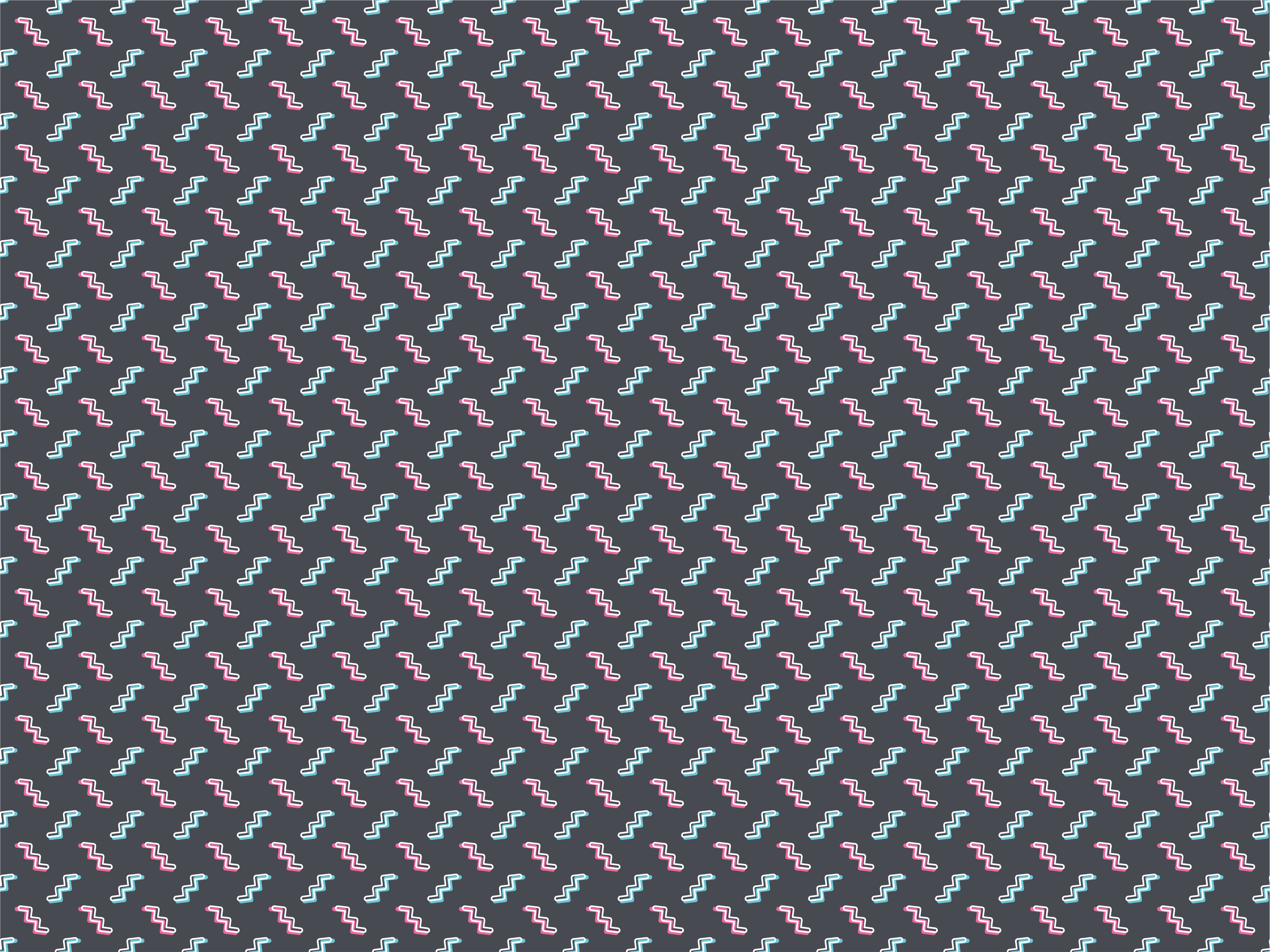 Tapis vinyle autres tapis formes ondulées colorées - TenStickers