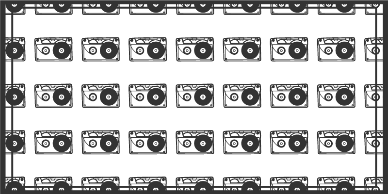 Tapis vinyle autres tapis thème audio rétro - TenStickers