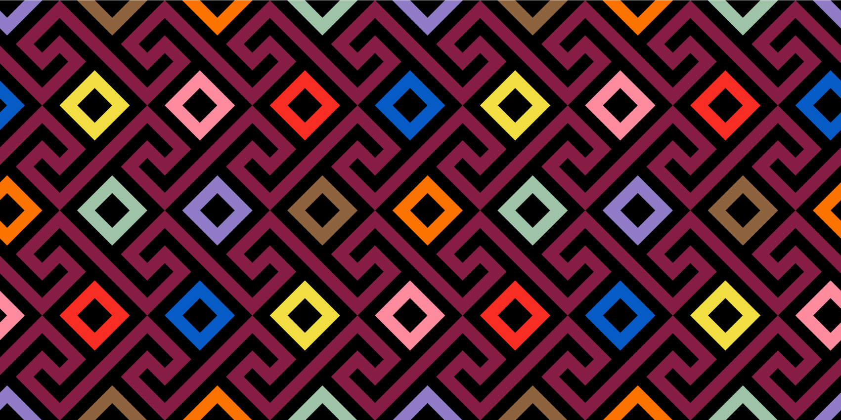Tapis vinyle géométrique style vivant - TenStickers