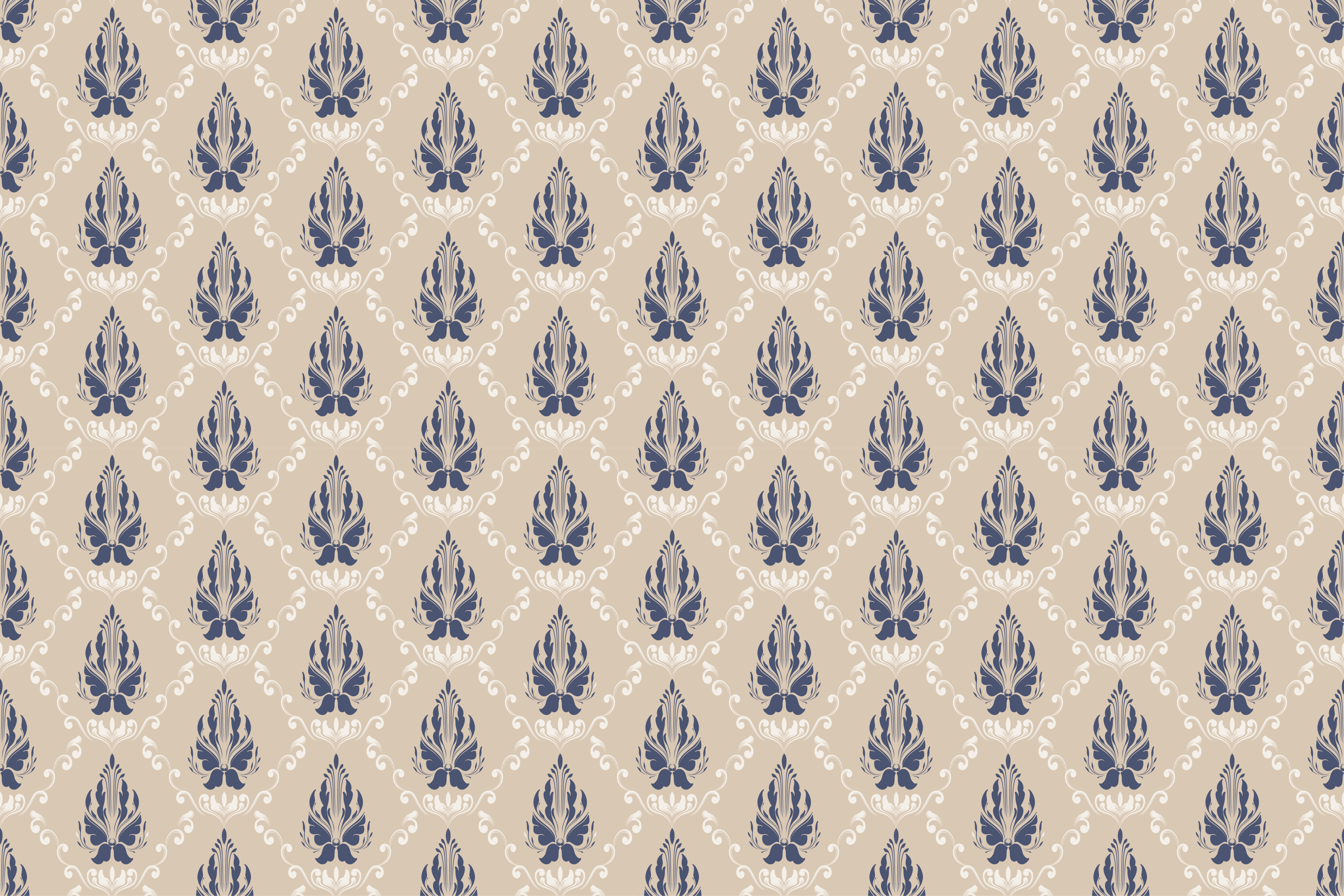 Tapis vinyle salon motifs floraux délicats - TenStickers