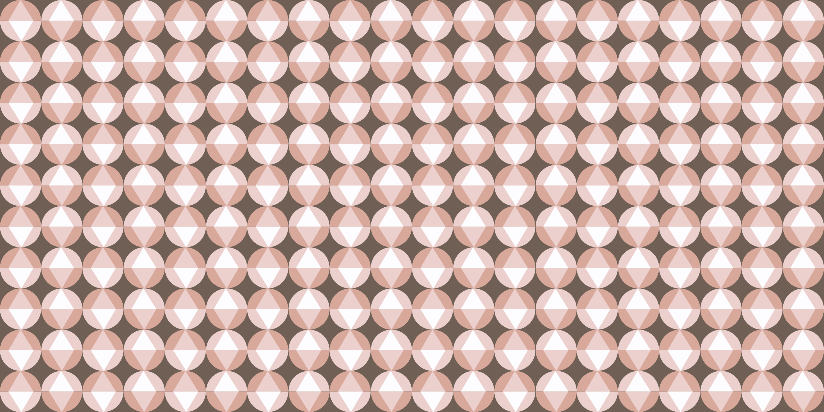 Tapis vinyle salle de bain motif géométrique rose - TenStickers