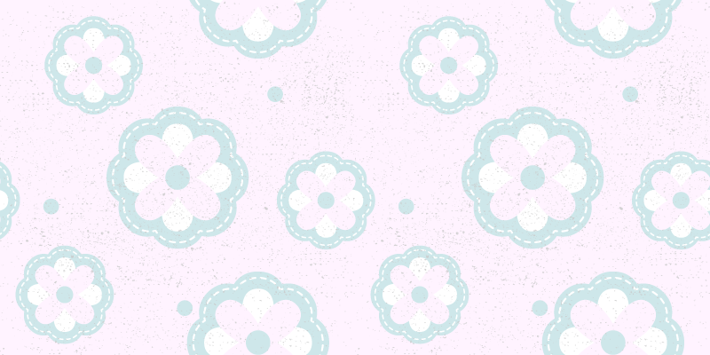 Tapis vinyle autres tapis motif floral doux - TenStickers