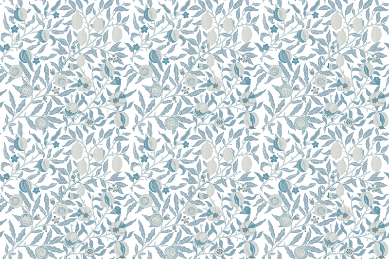 Tapis vinyle fleurs et plantes motif de feuille botanique - TenStickers