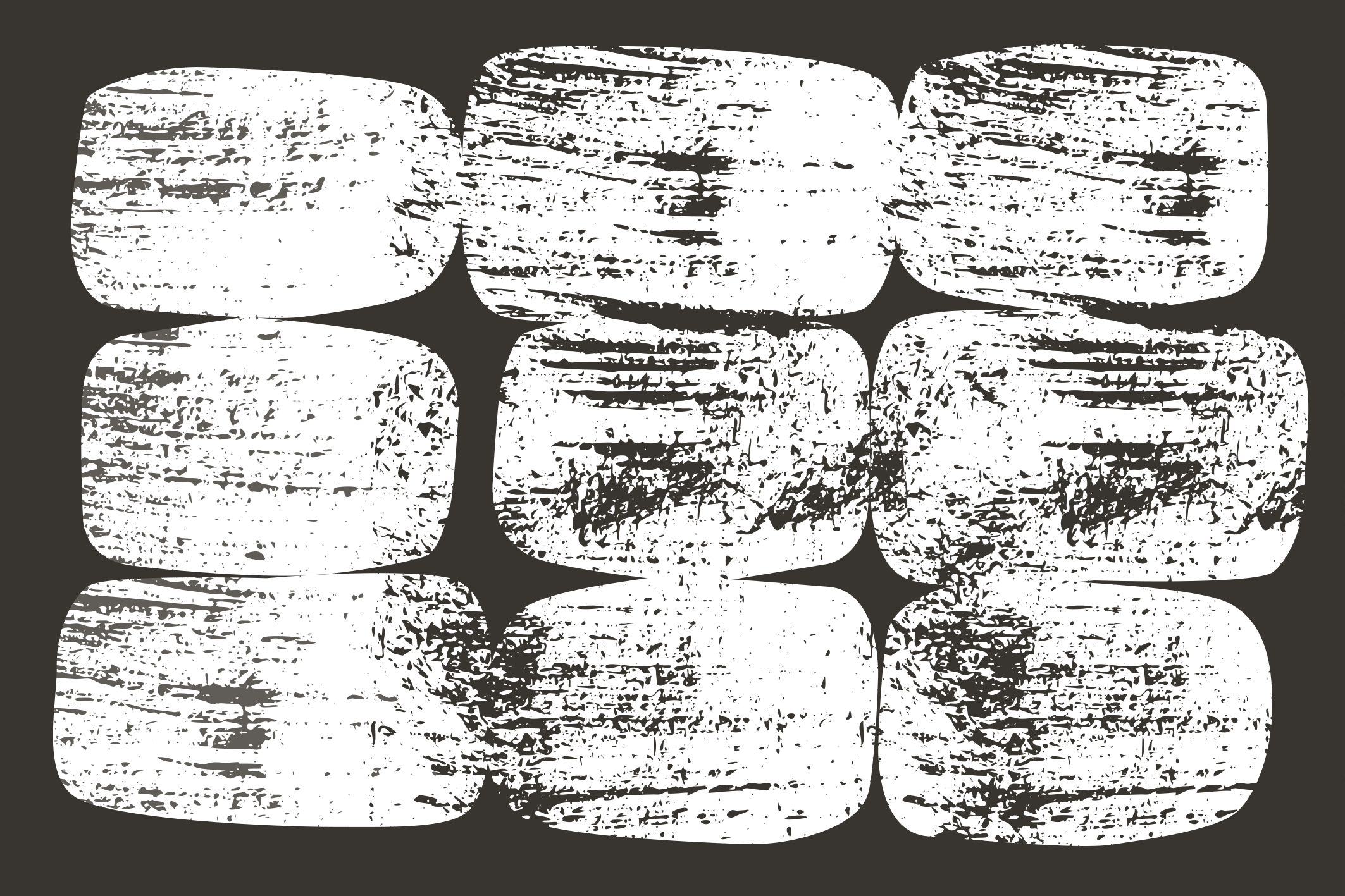 Tapis vinyle rectangulaire blocs monochromes texturés - TenStickers