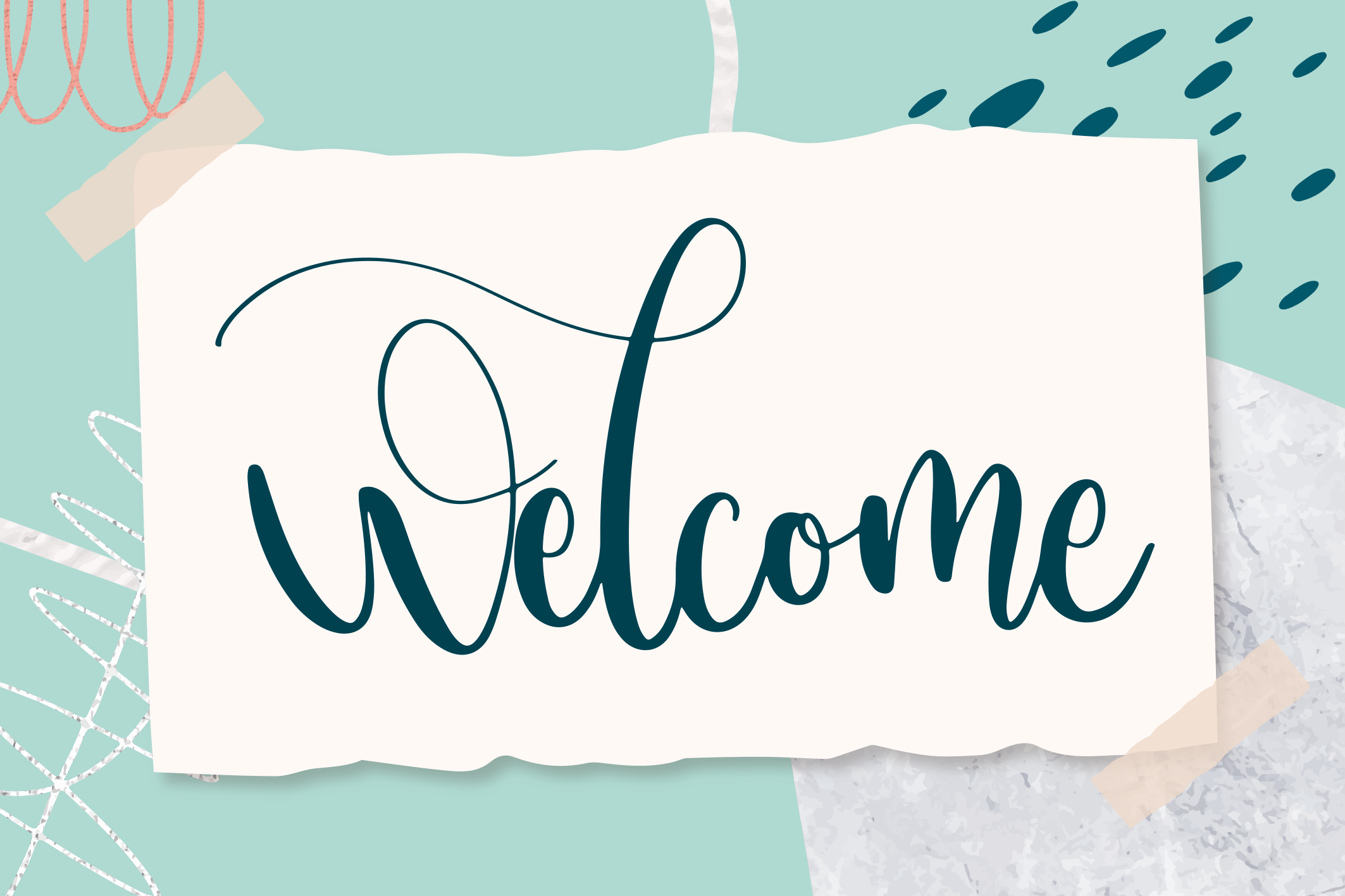 Tapis vinyle citation texte d'entrée élégant - TenStickers