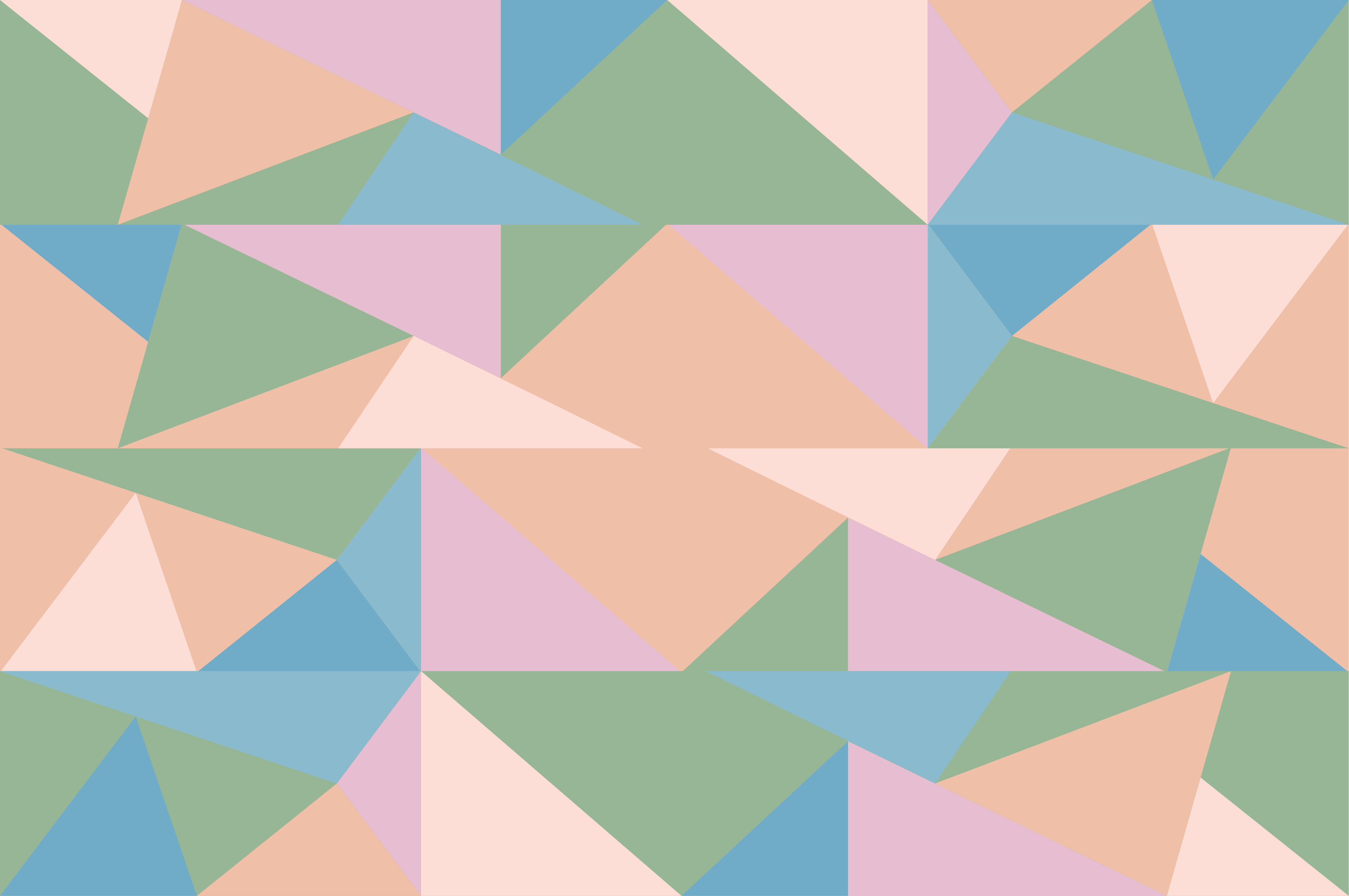 Tapis vinyle géométrique triangles pastels - TenStickers