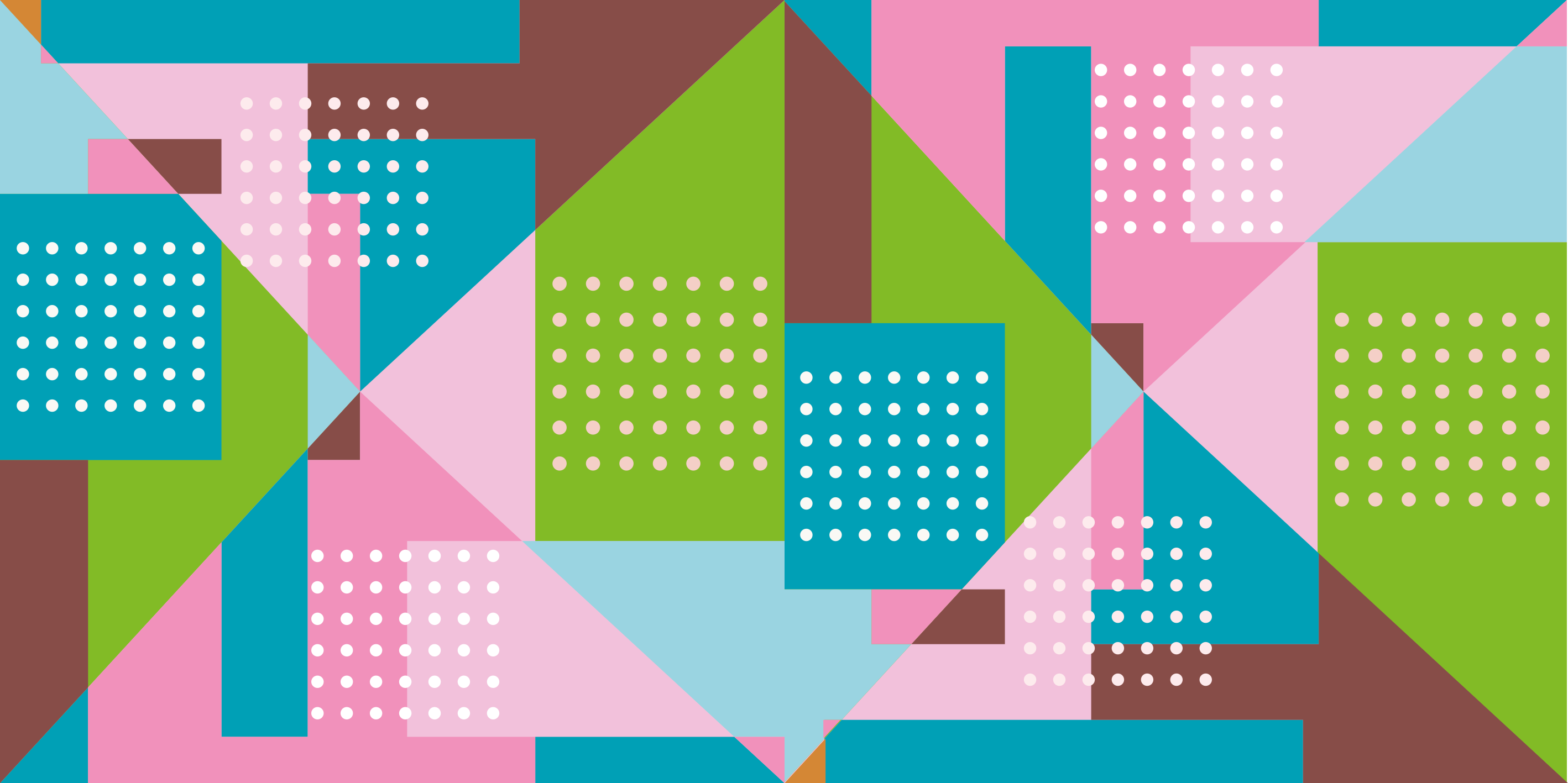 Tapis vinyle géométrique fusion de formes géométriques - TenStickers