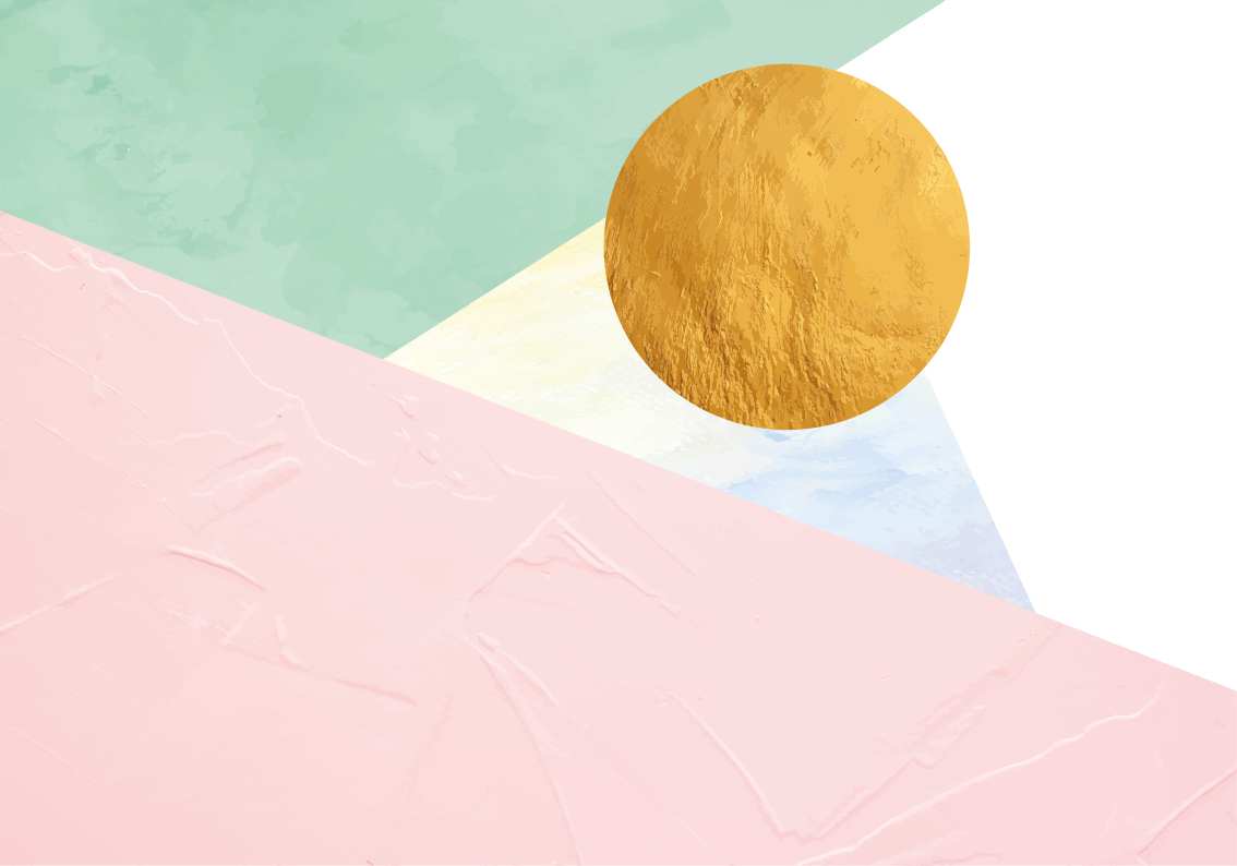 Tapis vinyle salon Triangles géométriques pastels - TenStickers