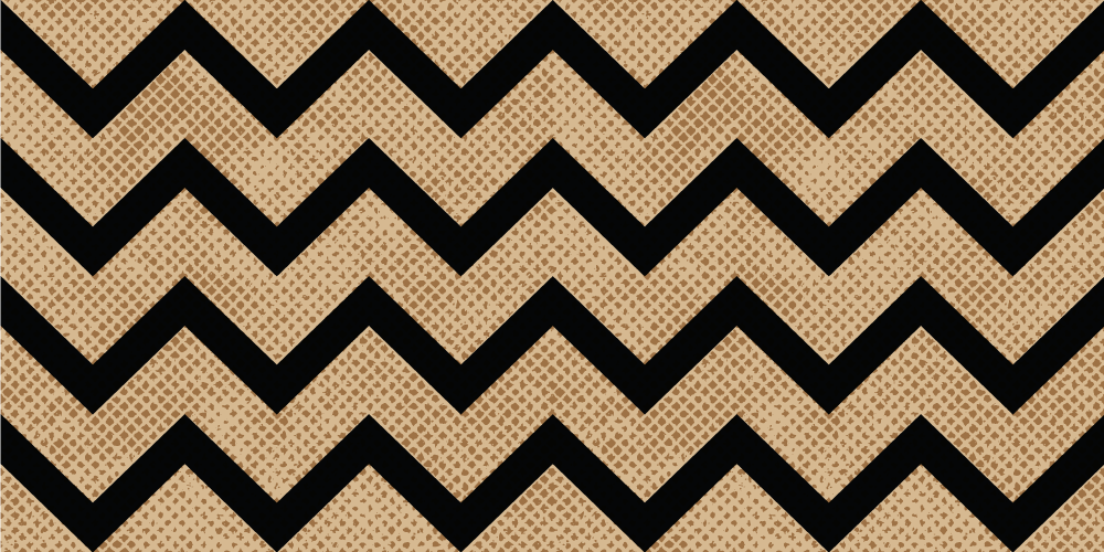 Tapis vinyle géométrique chevron texturé - TenStickers