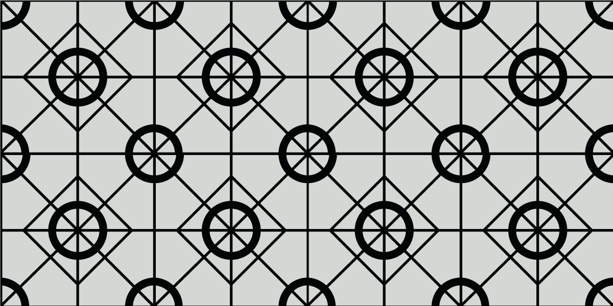 Tapis vinyle géométrique design vinyle géométrique - TenStickers