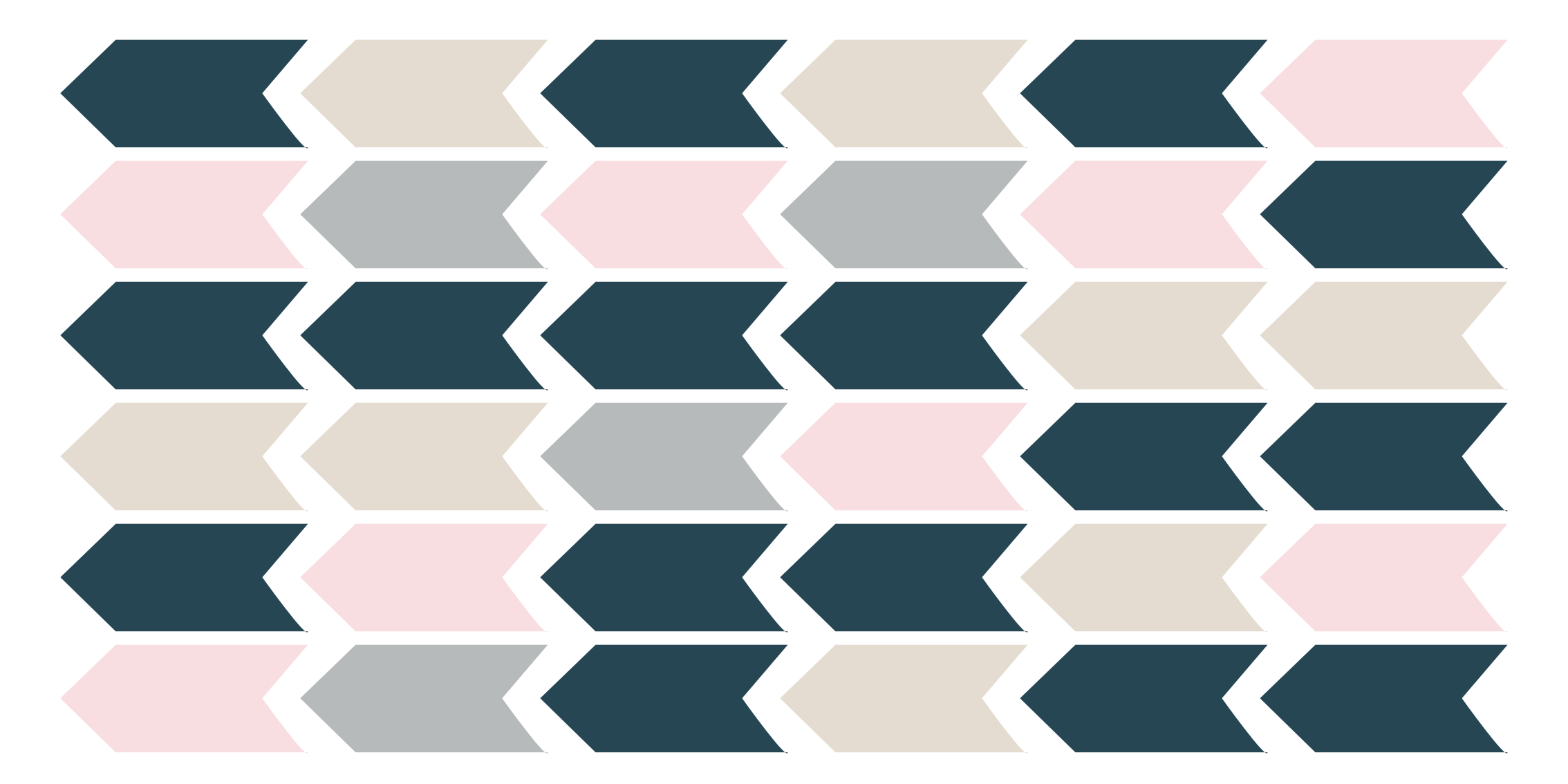 Tapis vinyle géométrique motif élégant couleurs douces - TenStickers