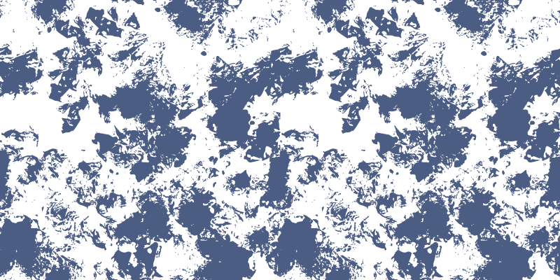 Tapis vinyle motif peau de vache abstrait bleu - TenStickers