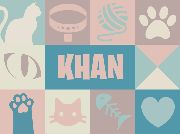 Tapis vinyle animal Chat personnalisé - TenStickers