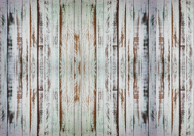 Tapis vinyle effet bois dépoli - TenStickers