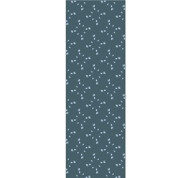 Papier peint moderne motif de fleurs - TenStickers