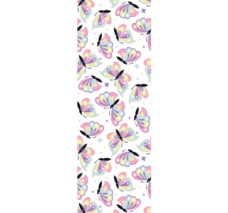 Papier peint papillons ailes volantes colorées - TenStickers