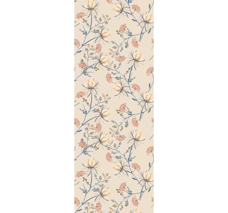 Papier peint floral belle conception florale - TenStickers