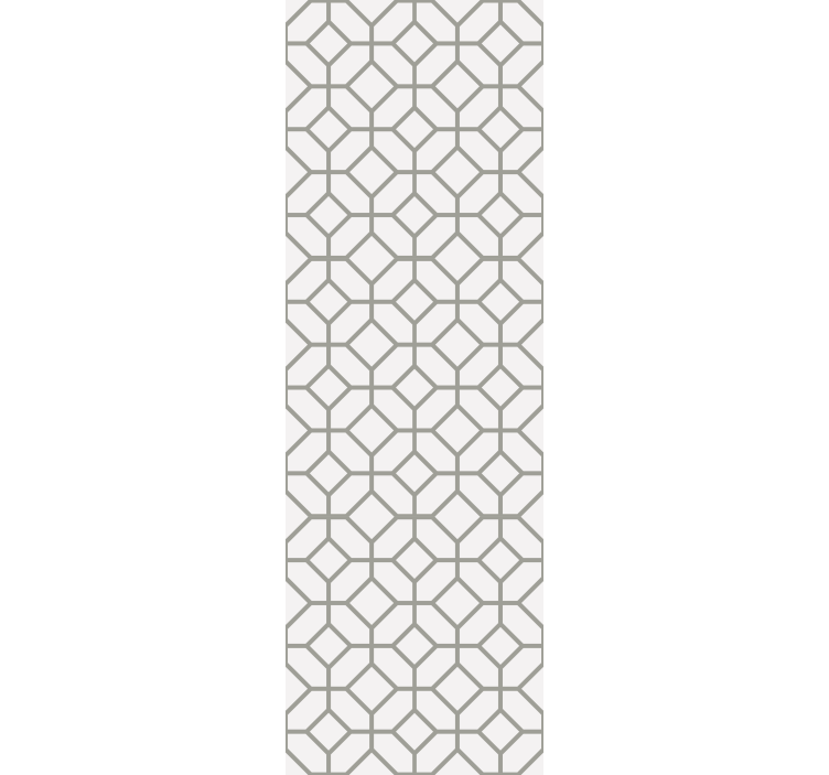 Papier peint formes géometriques motif hexagonal moderne - TenStickers