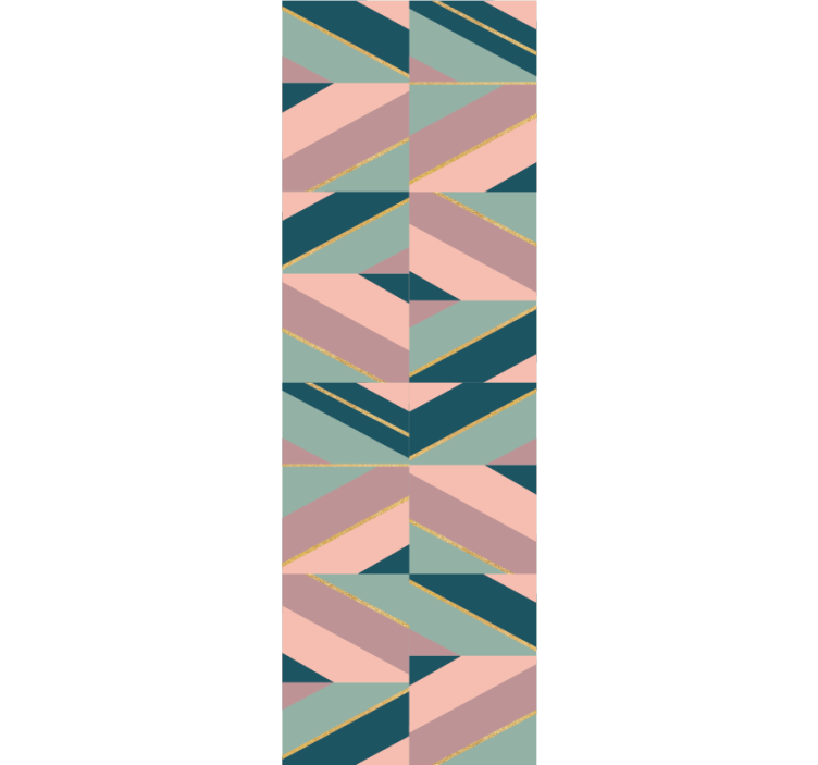 Papier peint formes géometriques angles pastel abstraits - TenStickers
