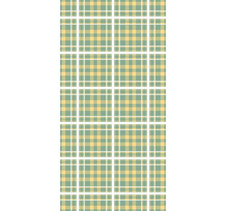 Papier peint autres textures inspiration textile à carreaux - TenStickers