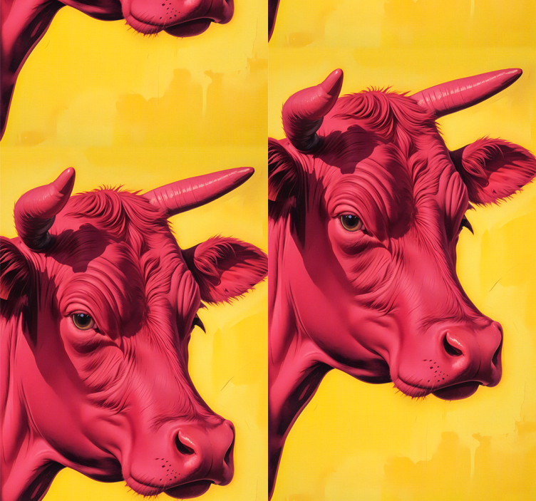 Papier peint art affiche pop art d'andy warhol - TenStickers