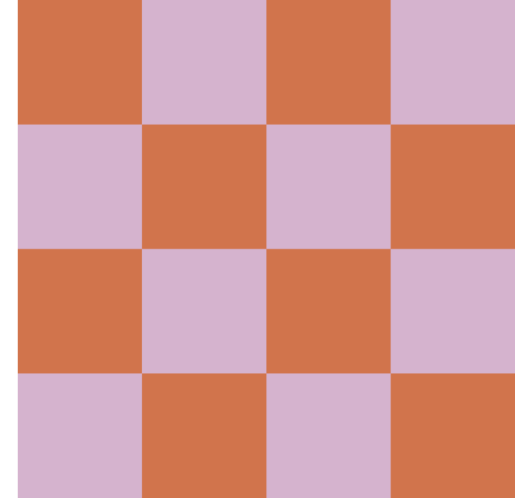 Papier peint carreaux de ciment motif nuances d'orange - TenStickers