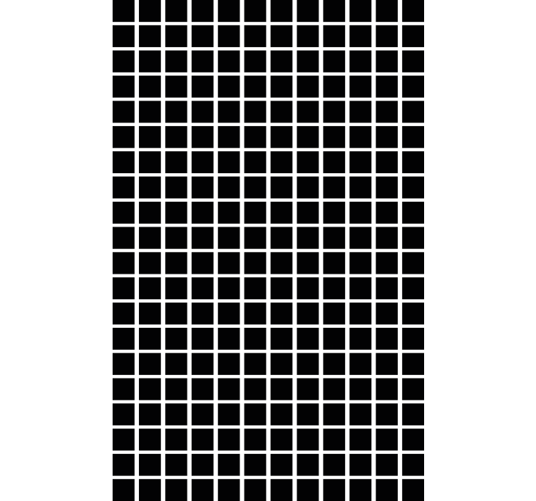 Papier peint formes géométriques échelle de carrés gris - TenStickers