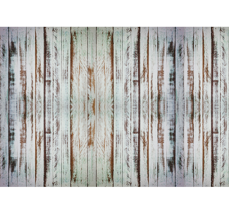 Papier peint ornemental bois dénudé - TenStickers