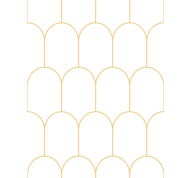 Papier peint salon arches dorées élégantes - TenStickers