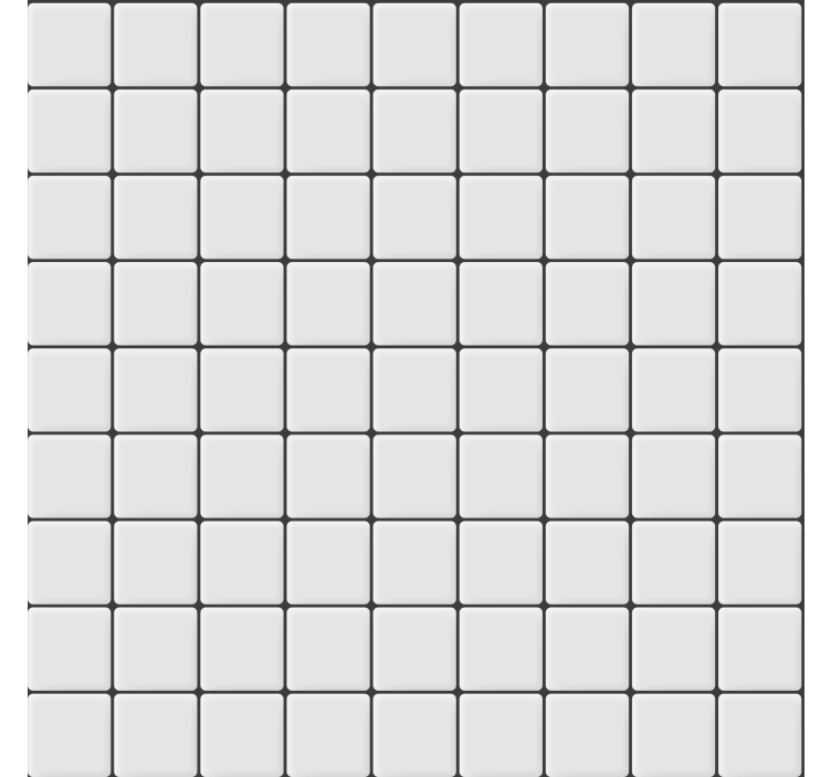 Papier peint salon carreaux blancs en relief - TenStickers