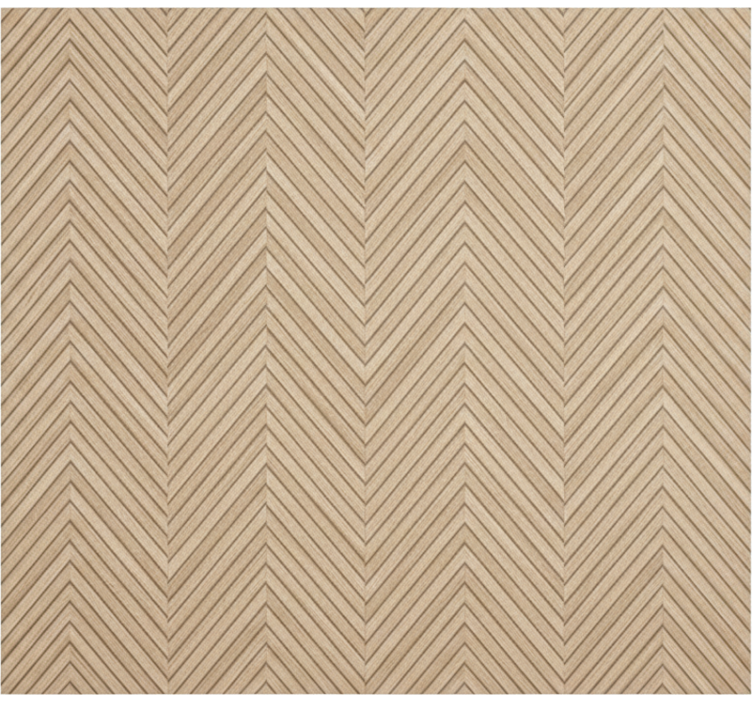 Papier peint salon texture chevrons en bois - TenStickers