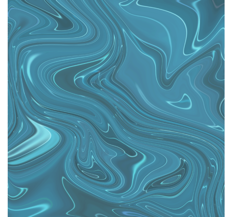 Papier peint salon ciment abstrait gris et turquoise - TenStickers