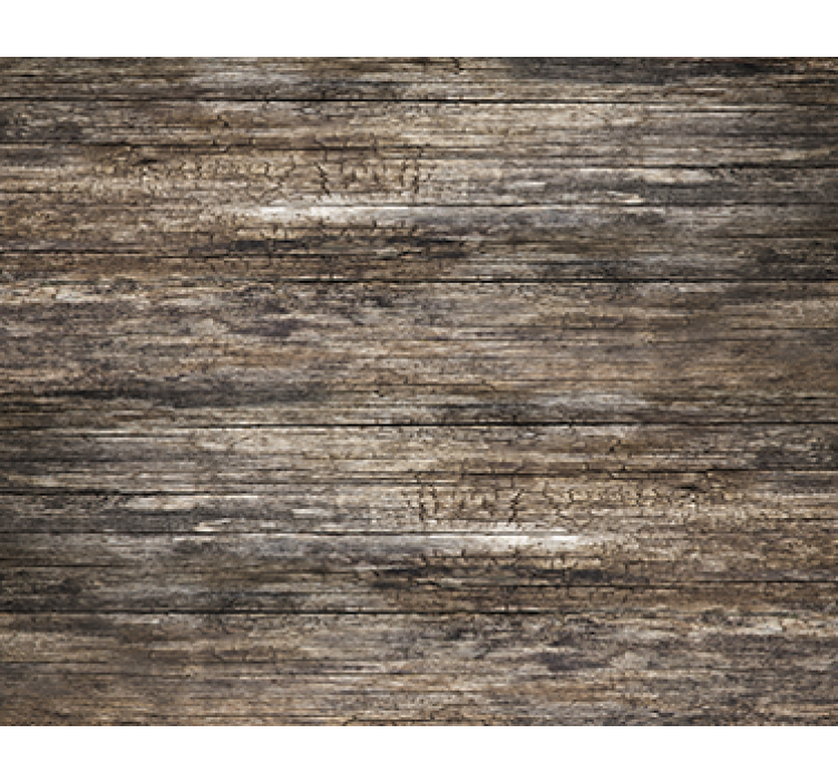 Papier peint salon effet bois foncé - TenStickers