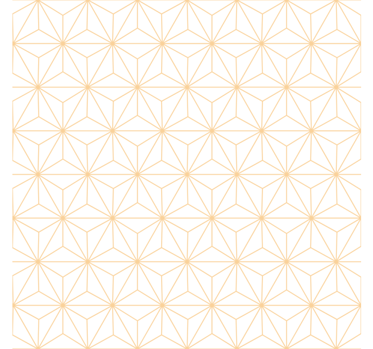 Papier peint salon lignes blanches et dorées - TenStickers