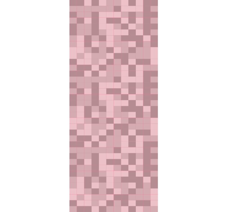 Papier peint formes géométriques camouflage pixelisé - TenStickers