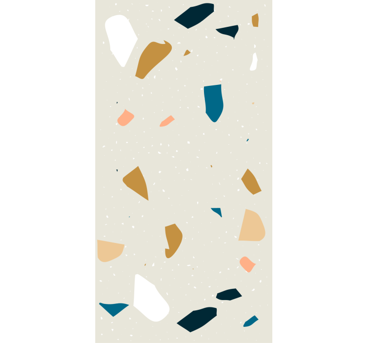 Papier peint formes géométriques terrazzo Éclaboussure - TenStickers